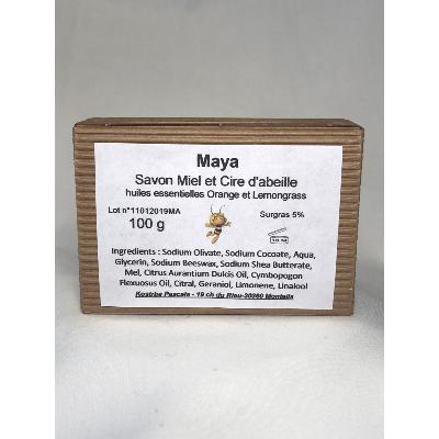 SAVON NATUREL AU MIEL ET CIRE D'ABEILLE  MAYA